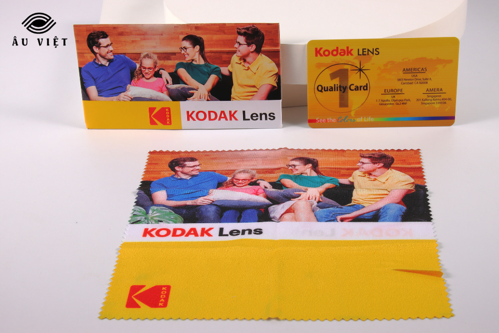 Tròng kính đơn tròng lọc tia UV KODAK Clean&CleAR Lens Coating (Mỹ)