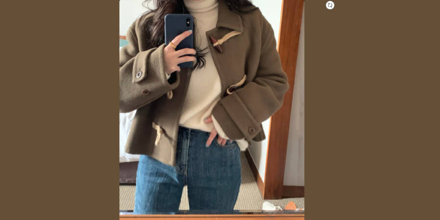 cách mix đồ với áo khoác dạ