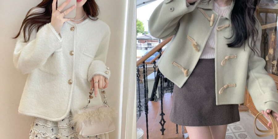 cách mix đồ với áo khoác dạ