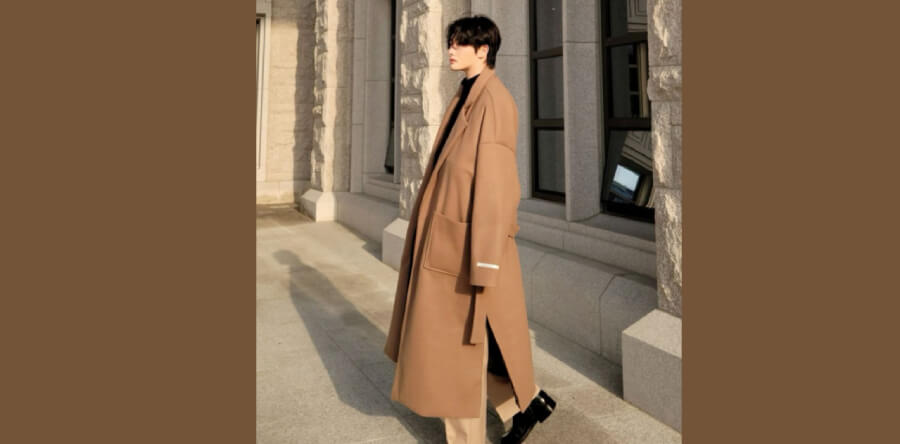 cách phối đồ với áo khoác dạ dài nam