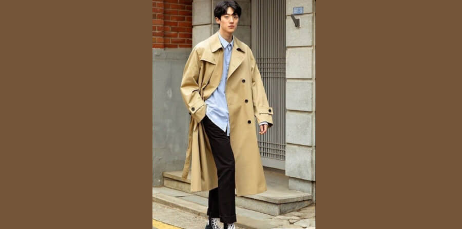 cách phối đồ với áo khoác dạ dài nam