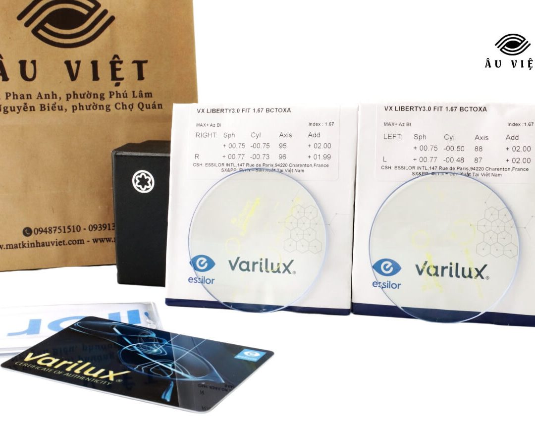 Tròng kính đa tròng VX Liberty 3.0 Fit 1.67 BCTOXA