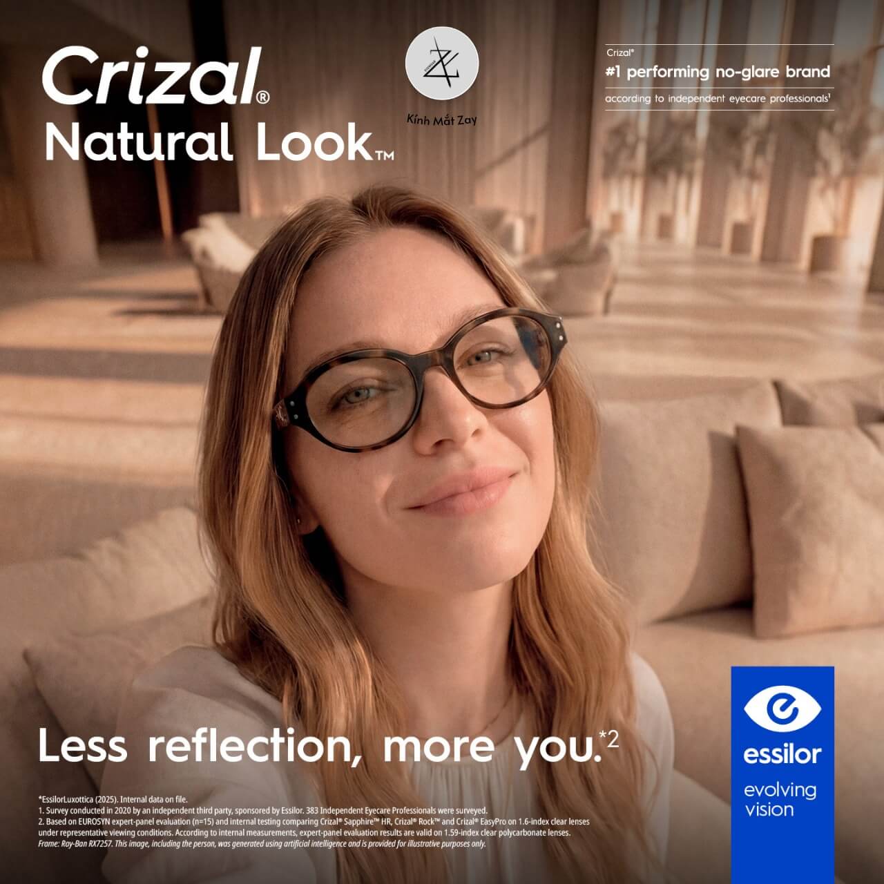 tròng kính essilor