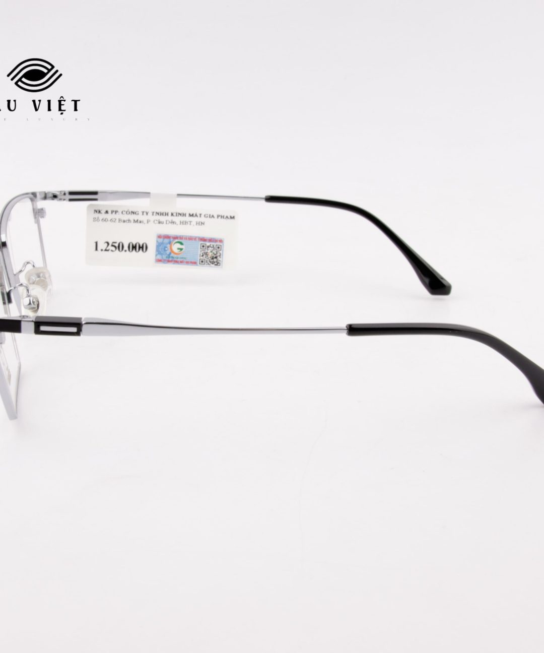 Gọng kính chữ nhật kim loại CHETTI ROUGE CH9052 C2