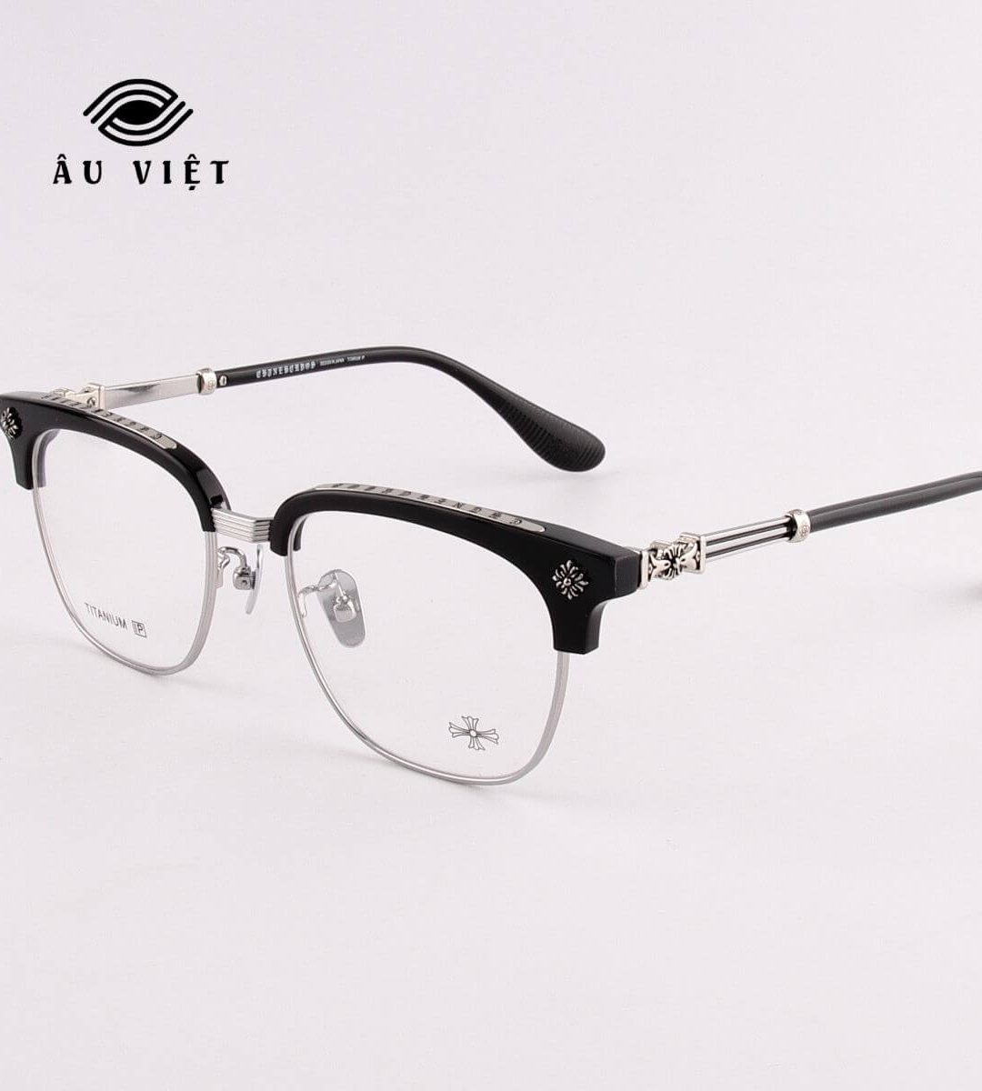 Gọng kính unisex Chrome Hearts 9706 Full box