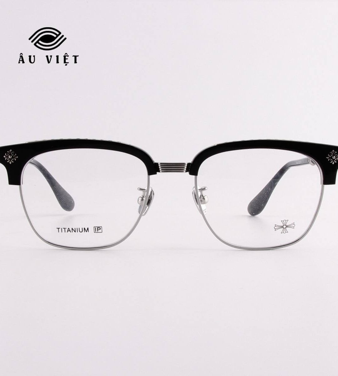 Gọng kính unisex Chrome Hearts 9706 Full box