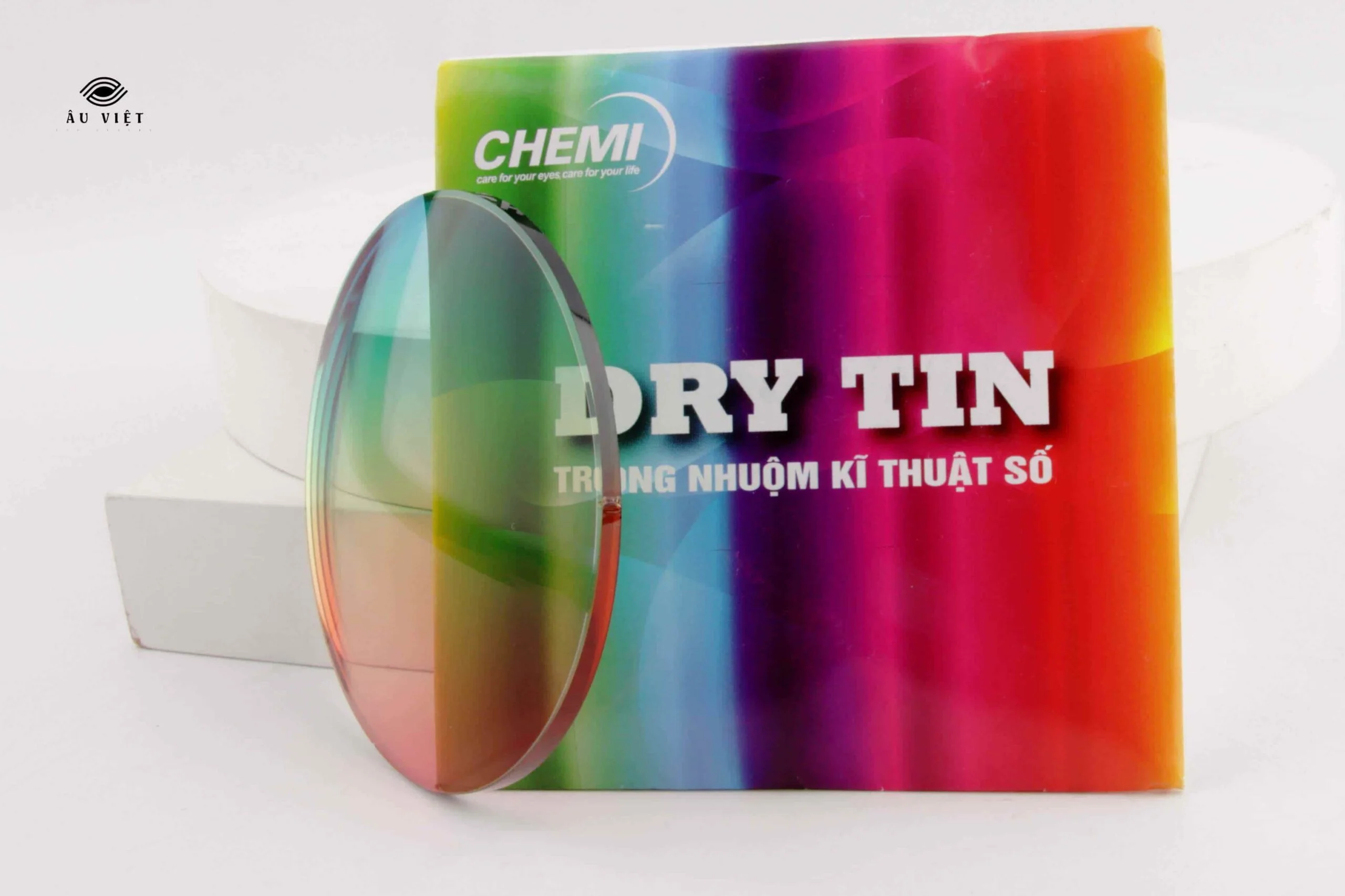 Tròng kính nhuộm màu Chemi DryTin