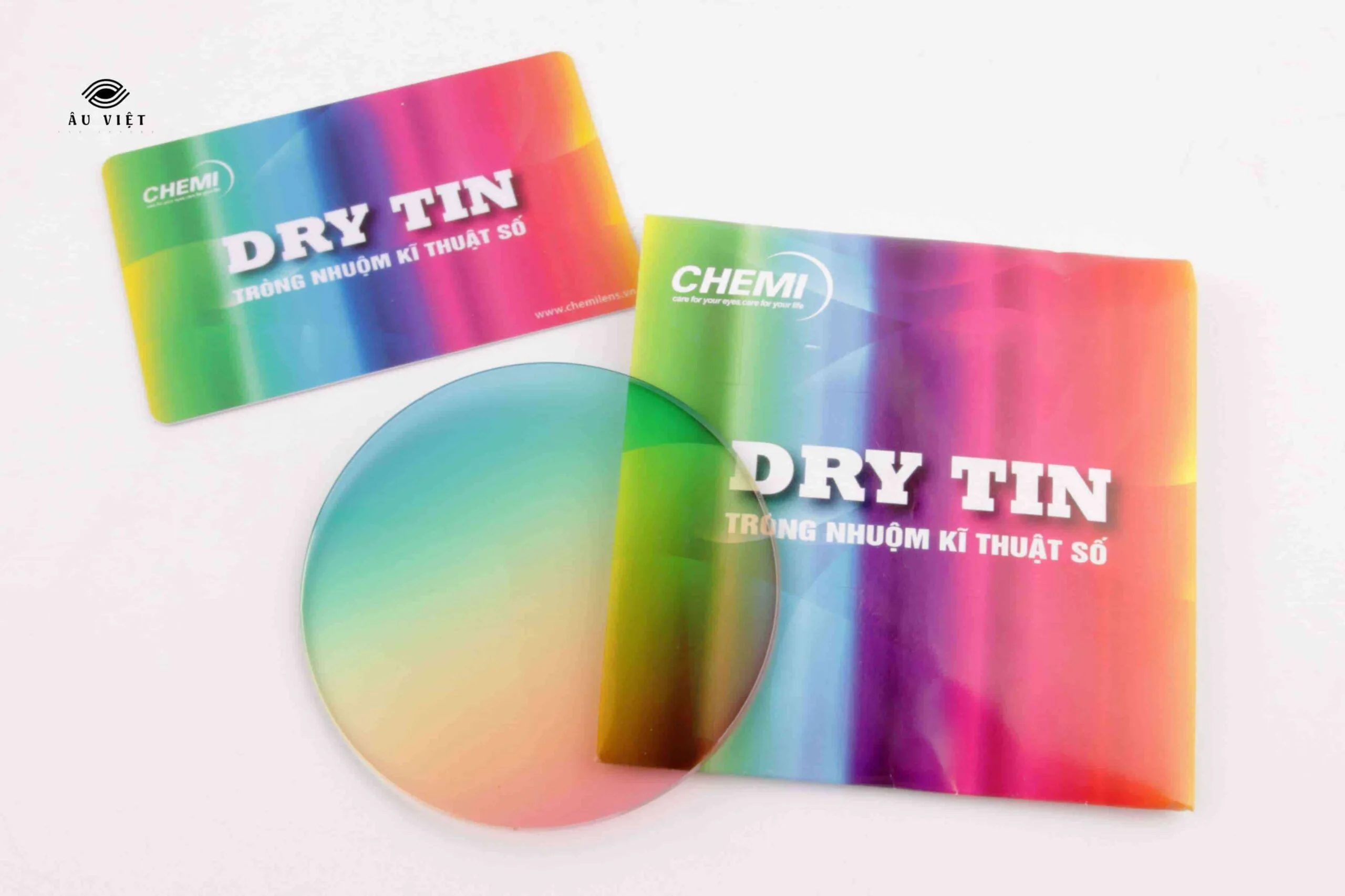 Tròng kính nhuộm màu Chemi DryTin