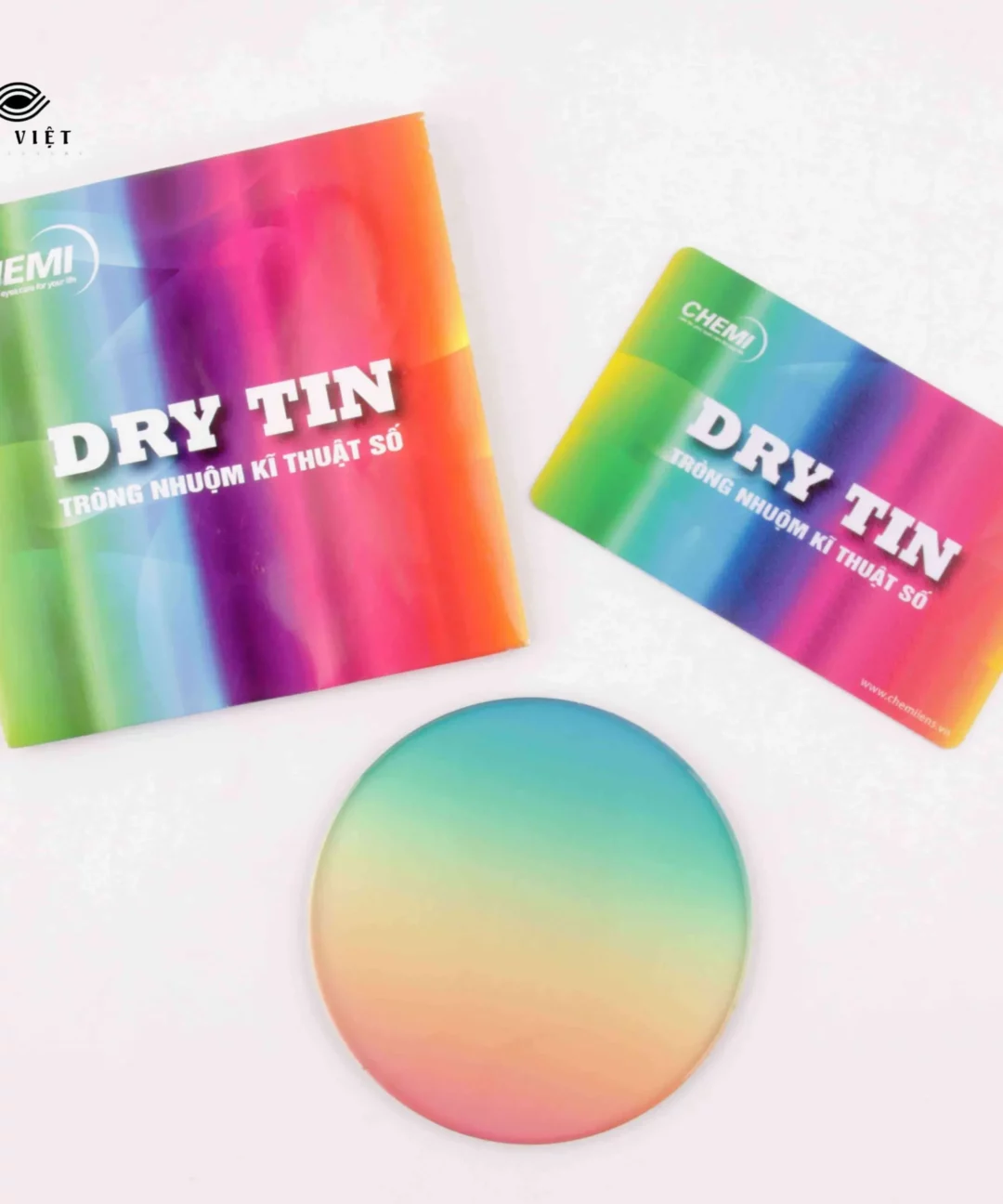 Tròng kính nhuộm màu Chemi DryTin