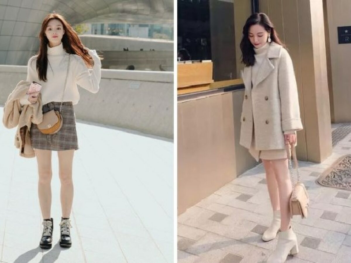 Công thức mặc váy mùa đông không lạnh