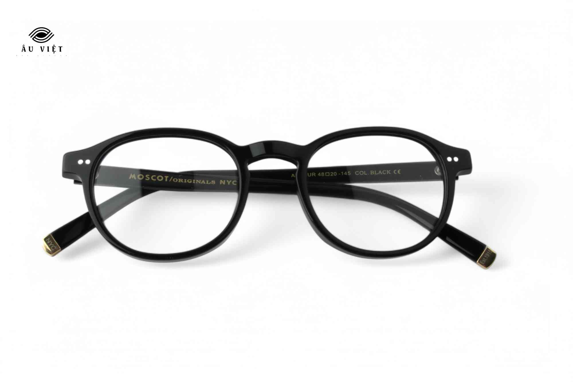 Gọng kính dáng oval Moscot Arthur NYC thời thượng