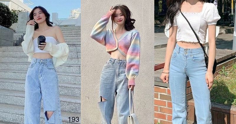 Áo croptop phối đồ cho nữ cực bắt trend