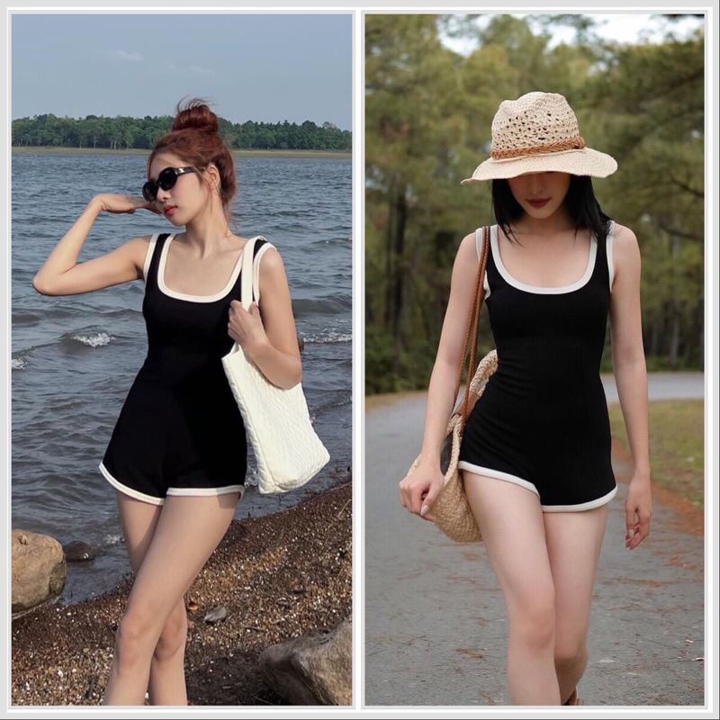 Jumpsuit phong cách khi đi biển