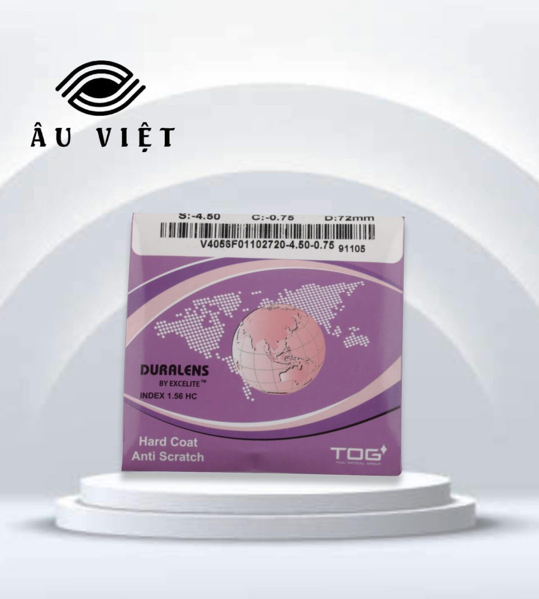 Tròng kính chống trầy Duralens by Excelite 1.56 HC