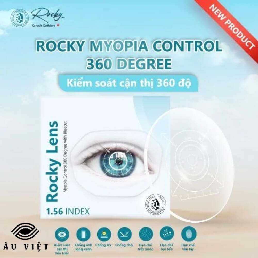 Tròng Kính Độ Cho Trẻ Rocky Myopia Control 360 Độ
