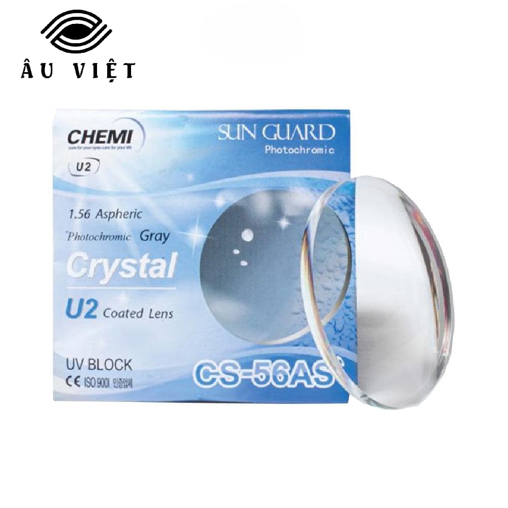 Tròng kính đổi màu Chemi ASP U2 1.56 - Bảo vệ mắt toàn diện