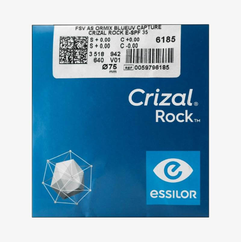 Tròng Kính Essilor Crizal Rock Hạn Chế Trầy Gấp 3 