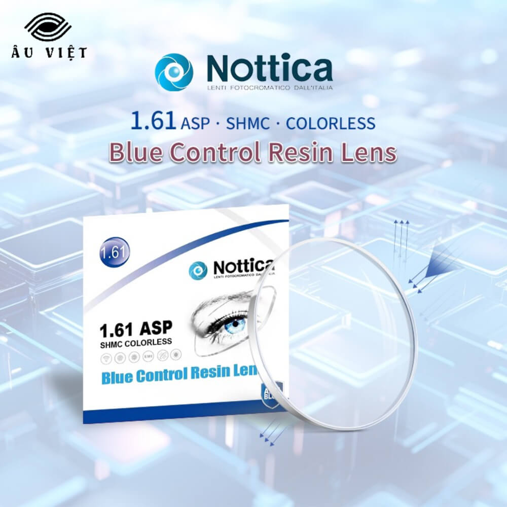 [Giá bao rẻ] Tròng kính Nottica 1.61 ASP chống ánh sáng xanh